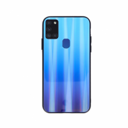 Husa SAMSUNG Galaxy A21s - Ombre Glass (Albastru)