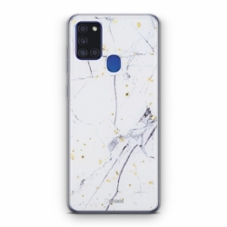 Husa SAMSUNG Galaxy A21s - Marble No1 (Alb) FORCELL