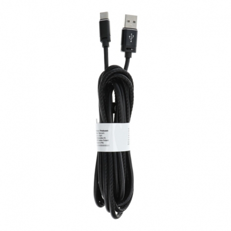 Cablu Date & Incarcare Piele Tip C 3.0 (Negru) C183 3m