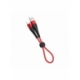 Cablu Date & Incarcare APPLE Lightning 2.4A (Rosu) 25 Centrimetri Borofone Munificient BX32