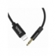 Cablu Audio AUX Jack 3.5mm - Lightning (Negru) HOCO UPA13