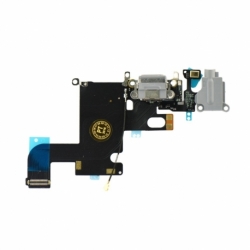 Banda Flex Pentru APPLE iPhone 6 Cu Conector De Incarcare + Mufa Pentru Casti (Gri)