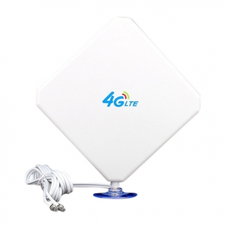 Antena Magnetica 016 LTE 4G 25dBi 2 x TS9 3m