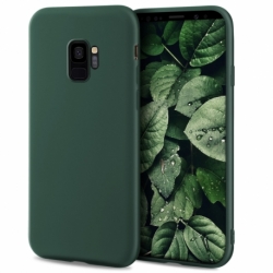 Husa SAMSUNG Galaxy S9 - Silicone Cover (Verde Inchis)