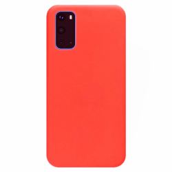 Husa SAMSUNG Galaxy S20 - Silicone Cover (Portocaliu Neon)