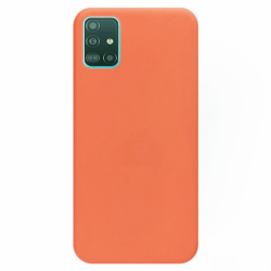 Husa SAMSUNG Galaxy A71 - Silicone Cover (Portocaliu)