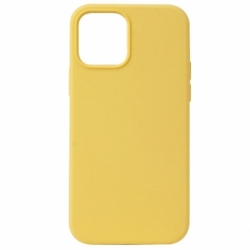 Husa APPLE iPhone 12 - Silicone Cover (Galben)