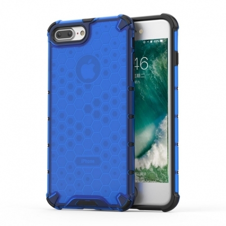 Husa APPLE iPhone 7 Plus \ 8 Plus - Gel TPU Honeycomb Armor (Albastru)