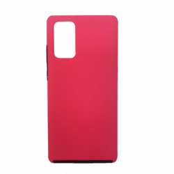 Husa SAMSUNG Galaxy A20s - 360 Grade Colored (Fata Silicon/Spate Plastic) Roz Neon