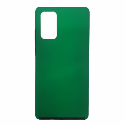 Husa SAMSUNG Galaxy A71 - 360 Grade Colored (Fata Silicon/Spate Plastic) Verde