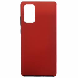 Husa SAMSUNG Galaxy A71 - 360 Grade Colored (Fata Silicon/Spate Plastic) Rosu