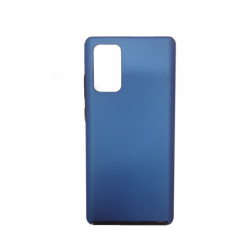 Husa SAMSUNG Galaxy Note 10 Plus - 360 Grade Colored (Fata Silicon/Spate Plastic) Albastru