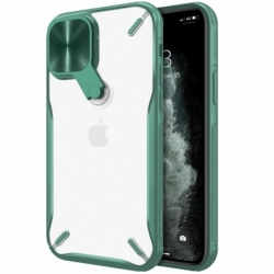 Husa APPLE iPhone 12 - Nillkin Cyclops (Transparent/Verde)