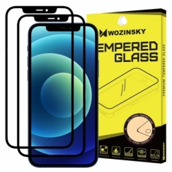 Folie de Sticla 5D Full Glue APPLE iPhone 12 (Negru) Case Friendly Wozinsky - 2 buc