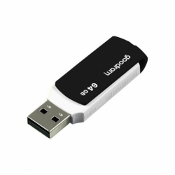 Stick Memorie USB 2.0 64GB (Negru/Alb) Goodram