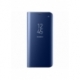 Husa SAMSUNG Galaxy A12 - Flip Wallet Clear (Bleumarin)