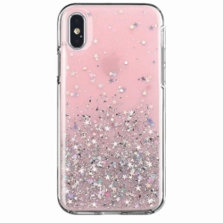 Husa SAMSUNG Galaxy A31 - Glitter Lichid Star (Roz) Wozinsky