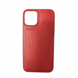 Husa APPLE iPhone 12 Mini - Ultra-Thin Piele (Rosu)
