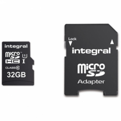 Card MicroSD 32GB + Adaptor (Clasa 10) Integral Ultima Pro