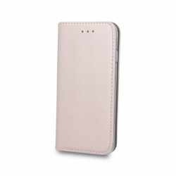 Husa XIAOMI Redmi Note 9S - Magnet Piele (Roz-Auriu)