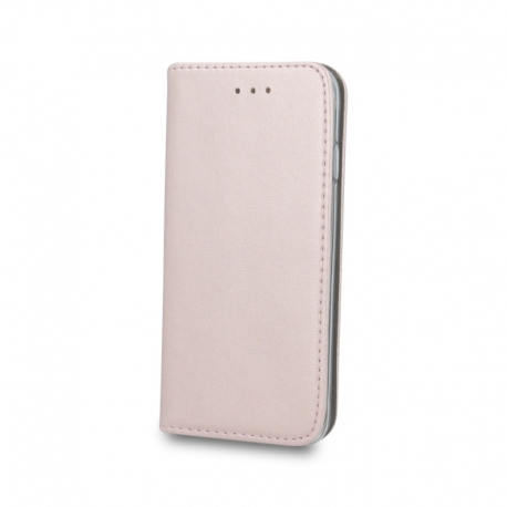Husa XIAOMI Redmi Note 9S - Magnet Piele (Roz-Auriu)