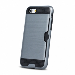 Husa APPLE iPhone 5/5S/SE - Defender Card (Argintiu)