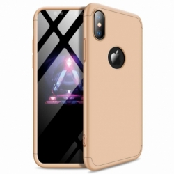 Husa APPLE iPhone XS Max - GKK 360 Full Cover (Auriu)