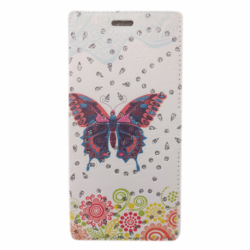 Husa ALLVIEW P7 Xtreme - Flip Book (Butterfly Flowers)