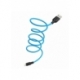 Cablu Date & Incarcare Lightning (Negru/Albastru) 1 Metru HOCO X21