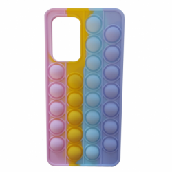 Husa pentru SAMSUNG Galaxy A52 (5G) - TPU Pop-It (Multicolor Roz)