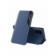 Husa pentru SAMSUNG Galaxy A51 - Leather View Case (Bleumarin)