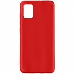 Husa pentru SAMSUNG Galaxy A51 - Silicon Cover (Rosu)