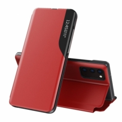 Husa pentru SAMSUNG Galaxy A52 (5G) \ A52s (5G) \ A52 (4G) - Leather View Case (Rosu)