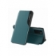 Husa pentru XIAOMI Redmi Note 9S - TPU Leather View Case (Verde Inchis)