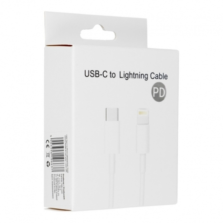 Cablu Date & Incarcare Tip C - Lightning 3A (Alb) 1 Metru C291 (BOX)