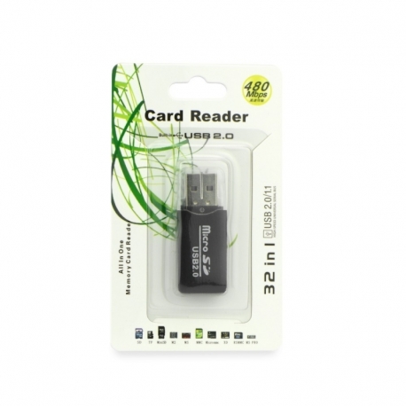 Cititor de carduri MicroSD 2.0 (Negru)