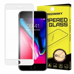 Folie de Sticla 5D APPLE iPhone 7 Plus / 8 Plus Full Face (Alb) Wozinsky