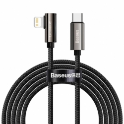 Cablu Date & Incarcare Fast Charging Tip C - Lightning (Negru) 2m BASEUS CATLCS-A01