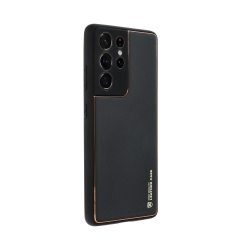 Husa pentru SAMSUNG Galaxy A53 (5G) - Leather (Negru) Forcell